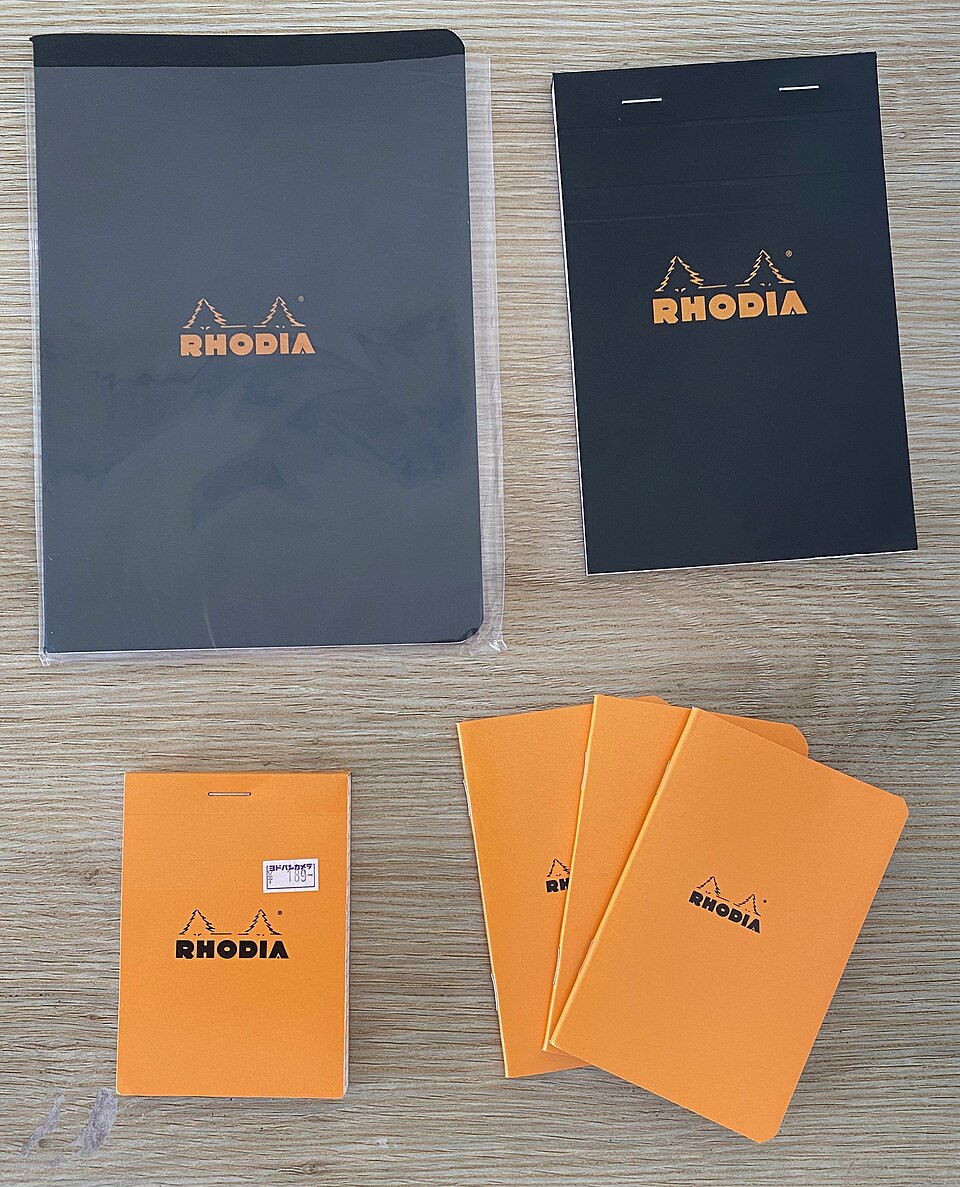 Rhodia Webnotebook Orange Cover Lined A5 5.5 x 8.25 in